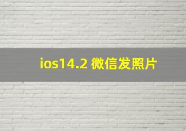 ios14.2 微信发照片